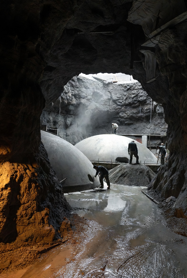 Заполнение пустот и куполов